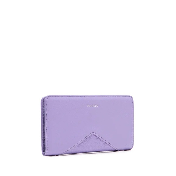 PIXIE MOOD – Sophie Recycled Vegan Wallet in Lavender | Soft Pastel Sustainable - Picture 4 of 4